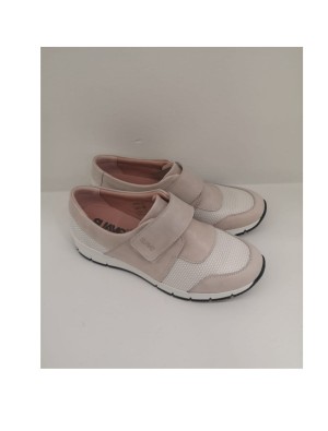 Sneaker Welcro Suave 3908 Blanco Natural