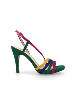 Sandalia Tacón Menbur 21835 Verde