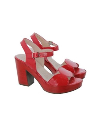 Sandalia Plataforma Wonders 9150 Rojo