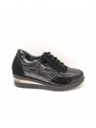 Sneaker Cuña Waterproof Nature 4235 Negro