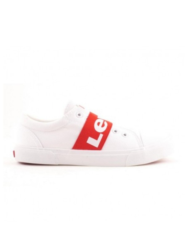 Zapatilla Bermuda Levis Elastic Blanca