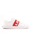 Zapatilla Bermuda Levis Elastic Blanca