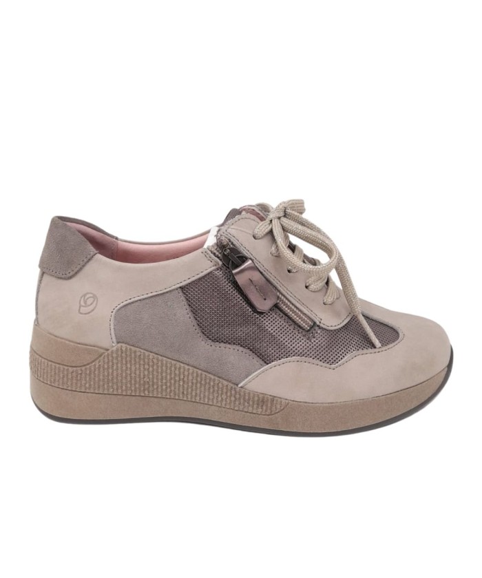 Zapato Cuña Suave 3728 Taupe