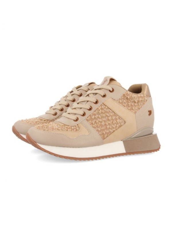 Sneakers Cuña Gioseppo Bazine 65374 Beige